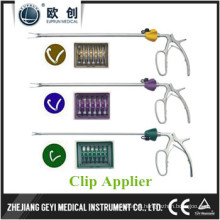 Laparoscopic XL Amarelo Hemolok Clip Applier Forceps